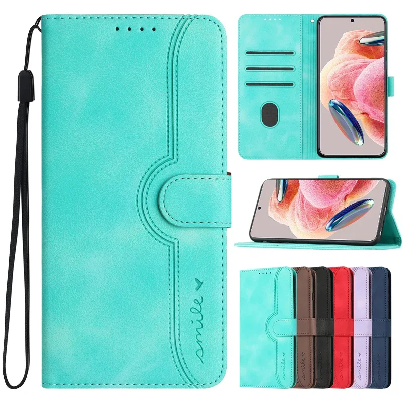 Wallet Card Slot Magnetic Flip Leather Case For Xiaomi 13T 11T Poco X6 C65 M6 Pro Redmi 13C 12 10C Note 13 Pro 12S 11 10 9 Pro