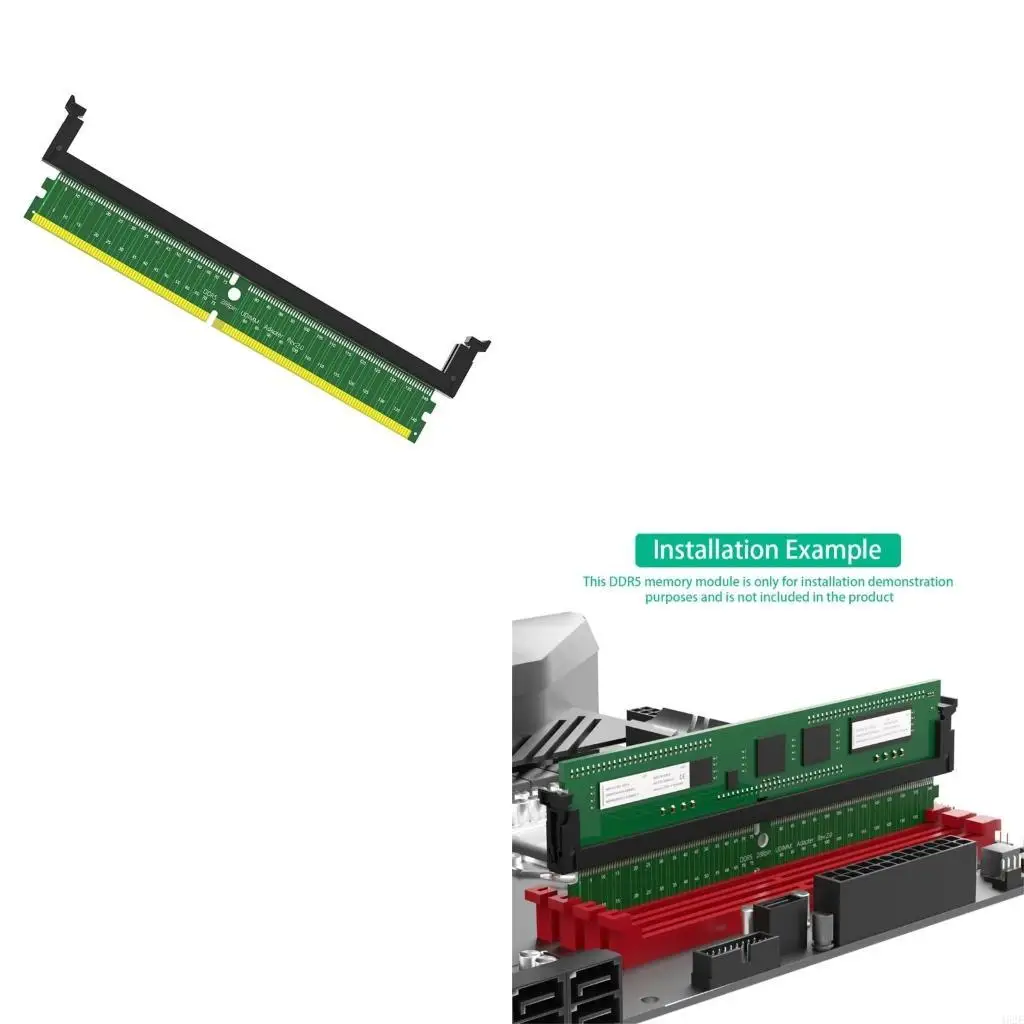 462E DDR5 UDIMM 288Pin Adapter Card DDR5 Memory Diagnostic DDR5 288Pin UDIMM Slot Test Card With Short Latches For Desktop