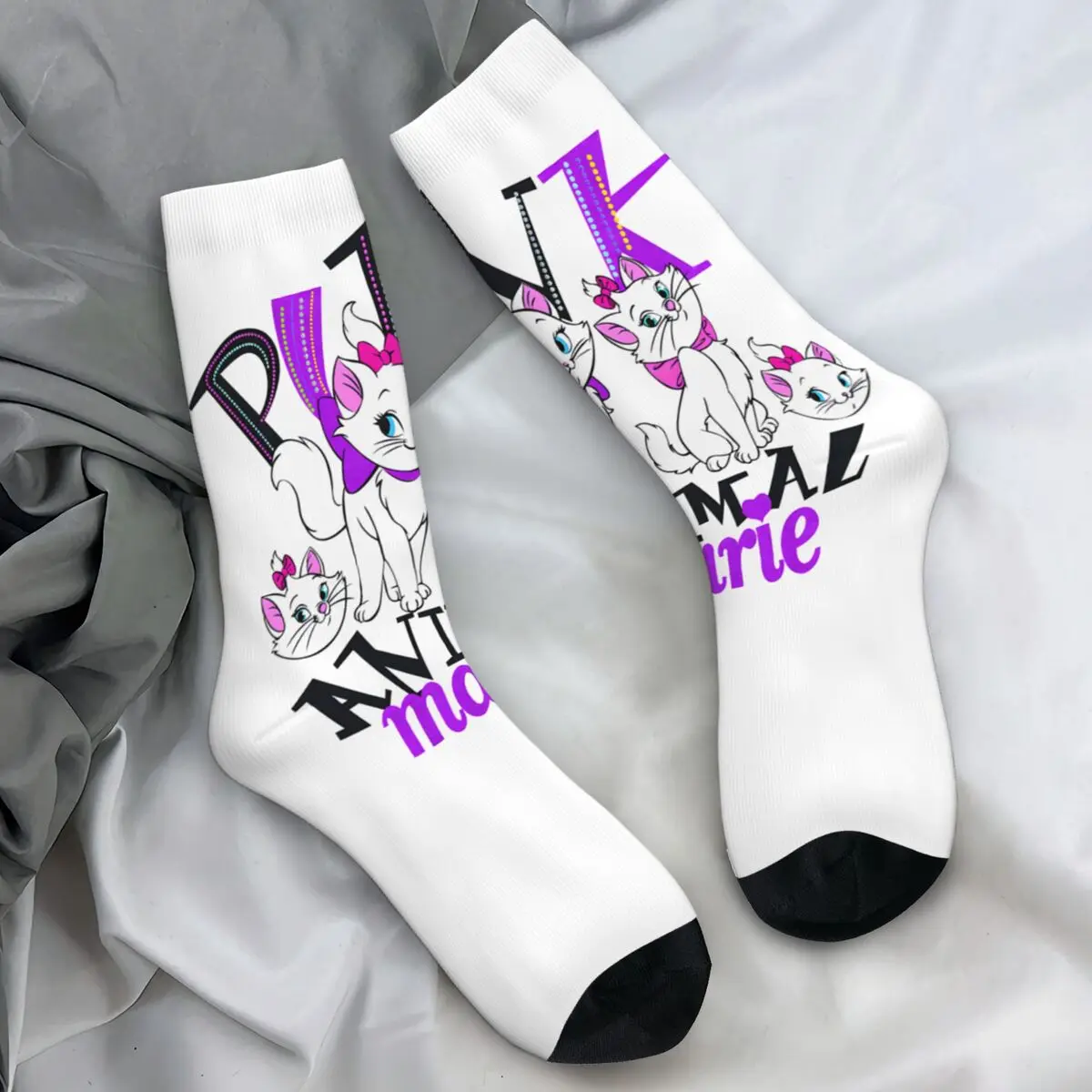 

Marie Cat Stockings Couple Socks Medium Soft Korean Socks Winter Outdoor Anti Skid Graphic Socks Gift