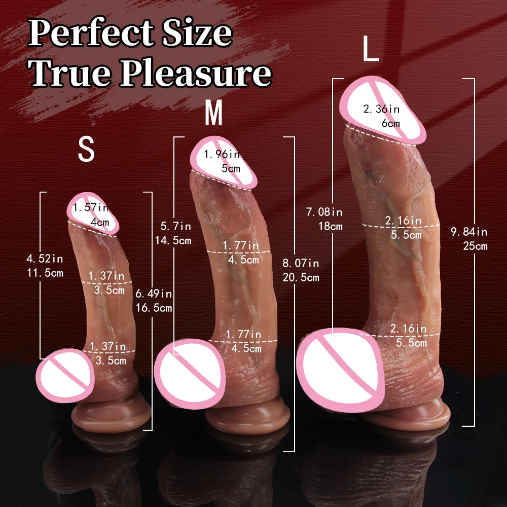 Ultra High Simulation Dildo Realistic Big Penis Flexible Suction Cup Dildos Anal Plug Adult Sex Toys For Women Masturbator Cock