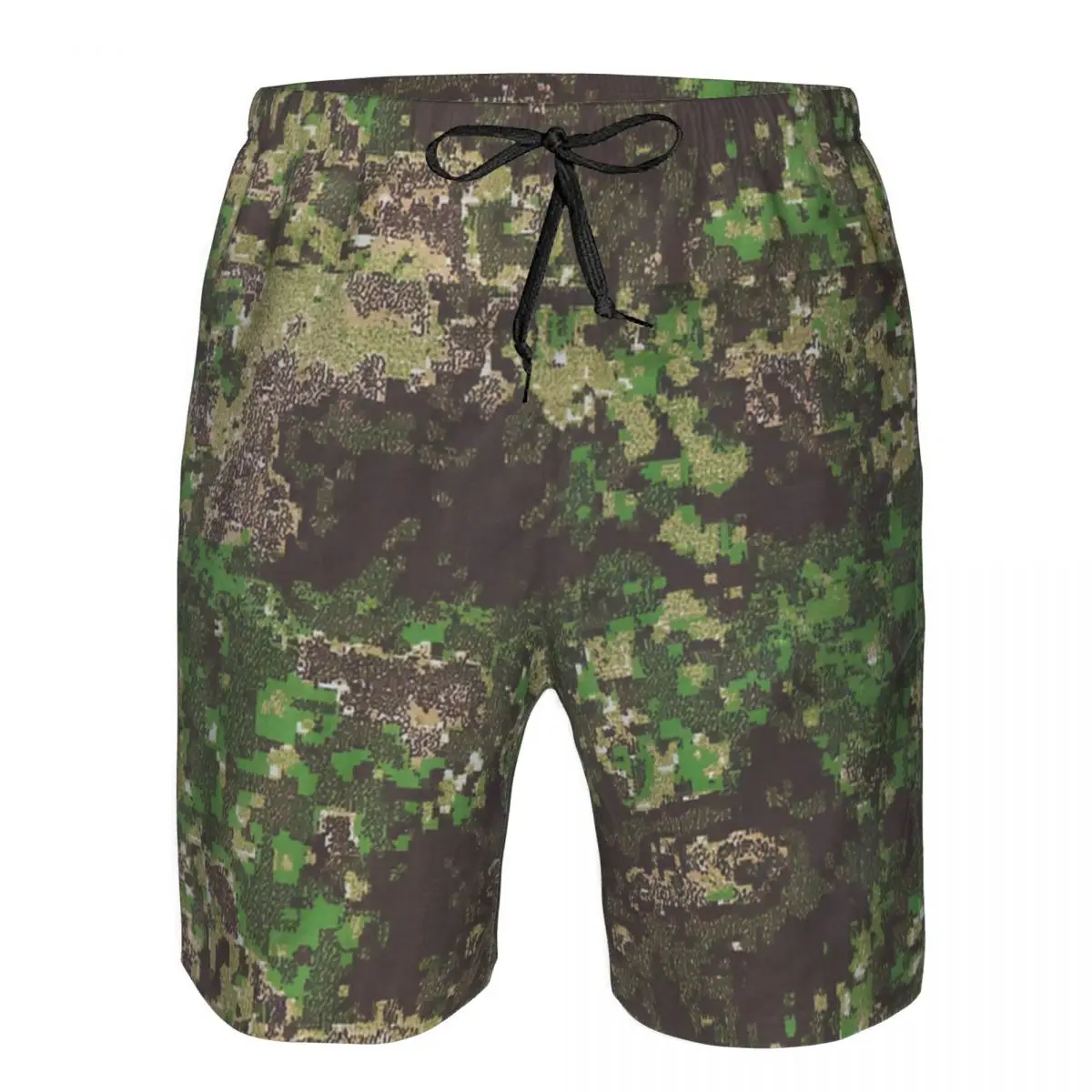 Greenzone Camo Camouflage Military Woodland Armee männer Strand Shorts Fitness Schnell trocknend Badeanzug Lustige Straße Spaß 3D Shorts