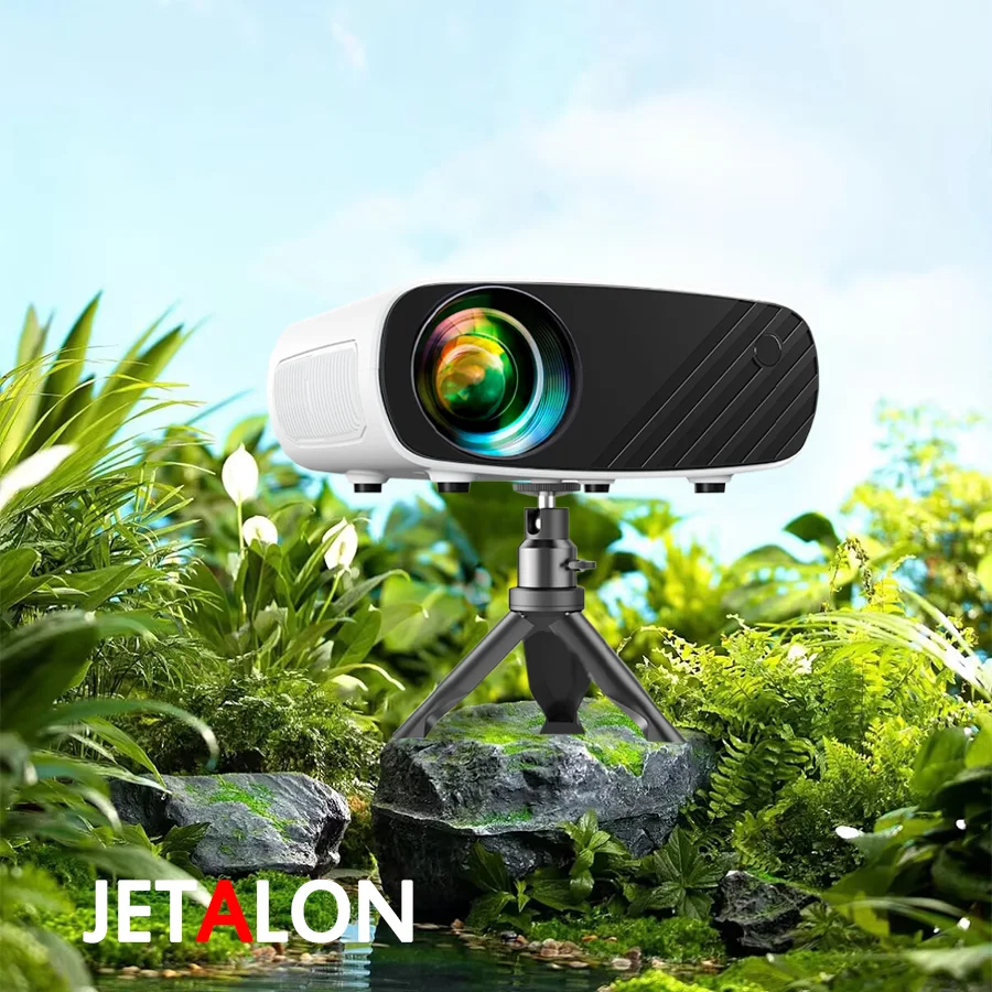 

JETALON BL-128 Mini Projector Support 4K 1080P Movie Projector Compatible with HDMI/USB, Home Cinema Portable Projector