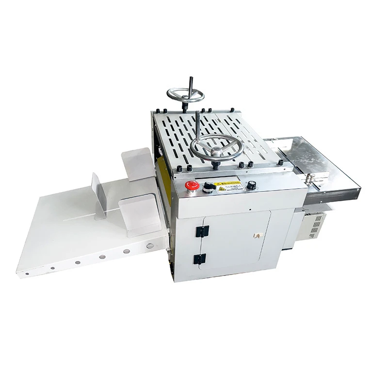 YW320 Electric Embossing machine, Adjustable pressure, Replaceable pattern roller, Automatic paper embossing machine