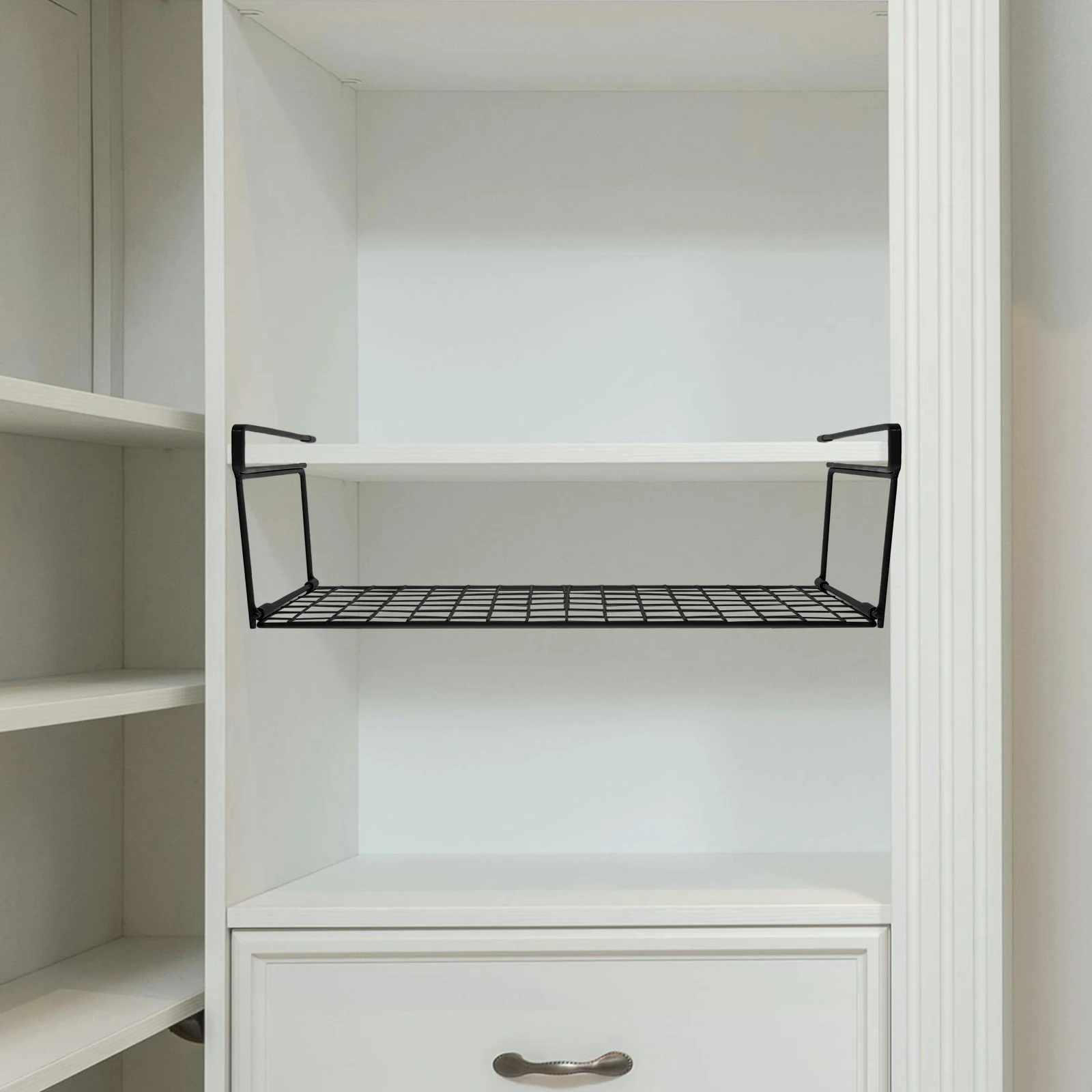 

2pcs Space-Saving Rack Hanging Shoe Shelf Closet Shoes Organizer Shoe Cabinet -Mounted Slipper Storage Holder