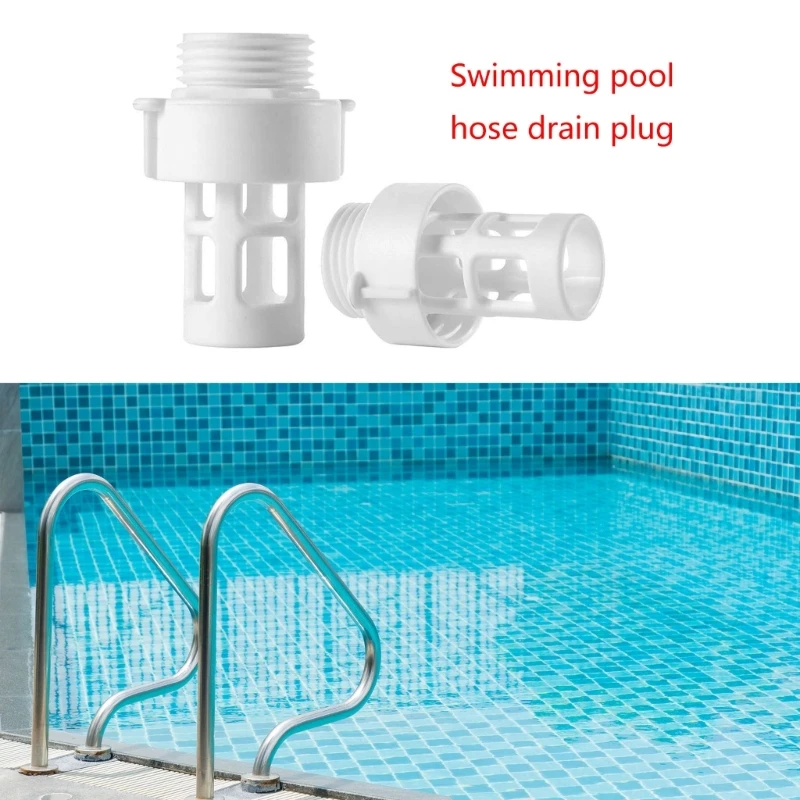 2 Pack Effective Pool Hose Drainage Pool Maintenance Accessory Pool Drainage Easy to Install Pool Drainage Adapter for 10184