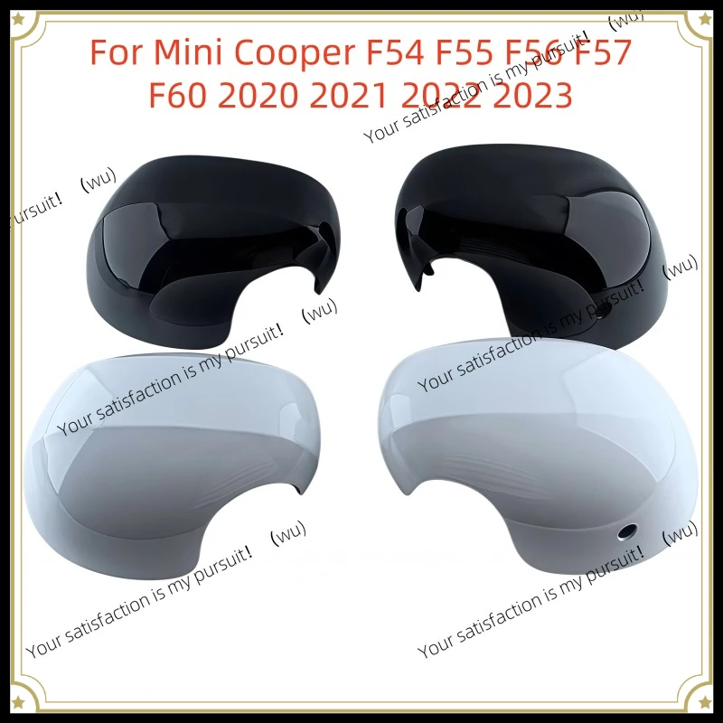 ZOCI-For Mini Cooper F54 F55 F56 F57 F60 2020 2021 2022 2023 Auto Replacement Left Right Rear Mirror Cover Shell Cap Housing New