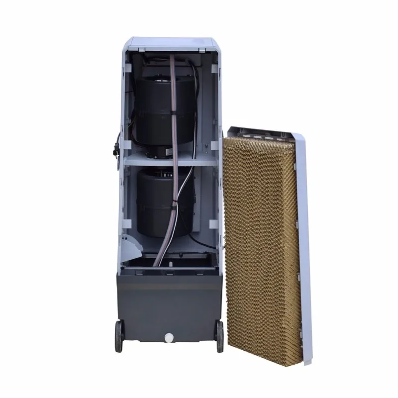 실용적인 AC 이동식 물 휴대용 에어 쿨러, 선풍기 전기 CE 룸, 스테인리스 스틸, 220V, 음이온 냉각