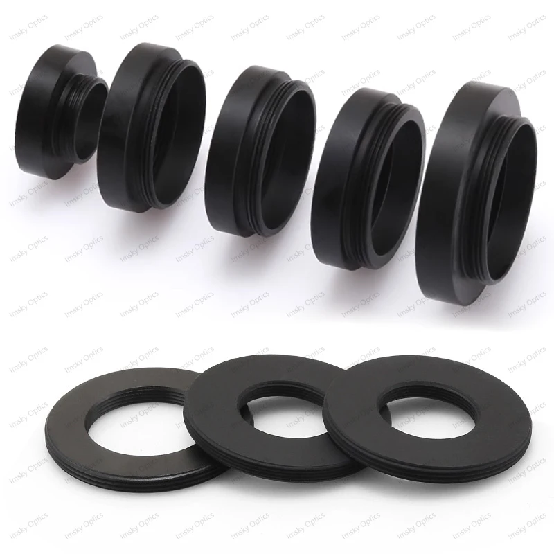 M32 to M27, M27 to M32, RMS to M19, M18 to M25, M18 to M26, C to M28, M30.5 to SM1 Microscope Objective Lens