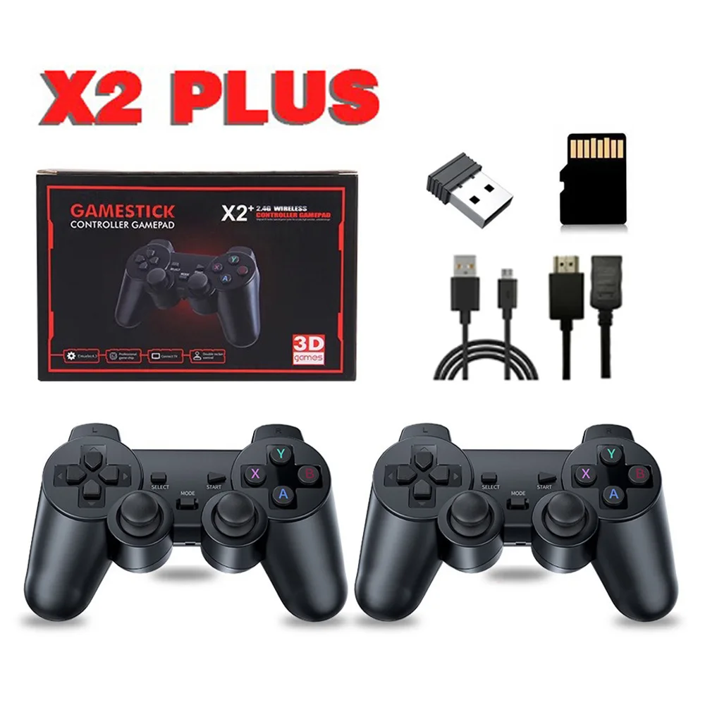 

4K Retro Games Console HD Video Games with 2 Wireless Controller Supports 20 emulator Plug and Play Games Built-in 20000 Games