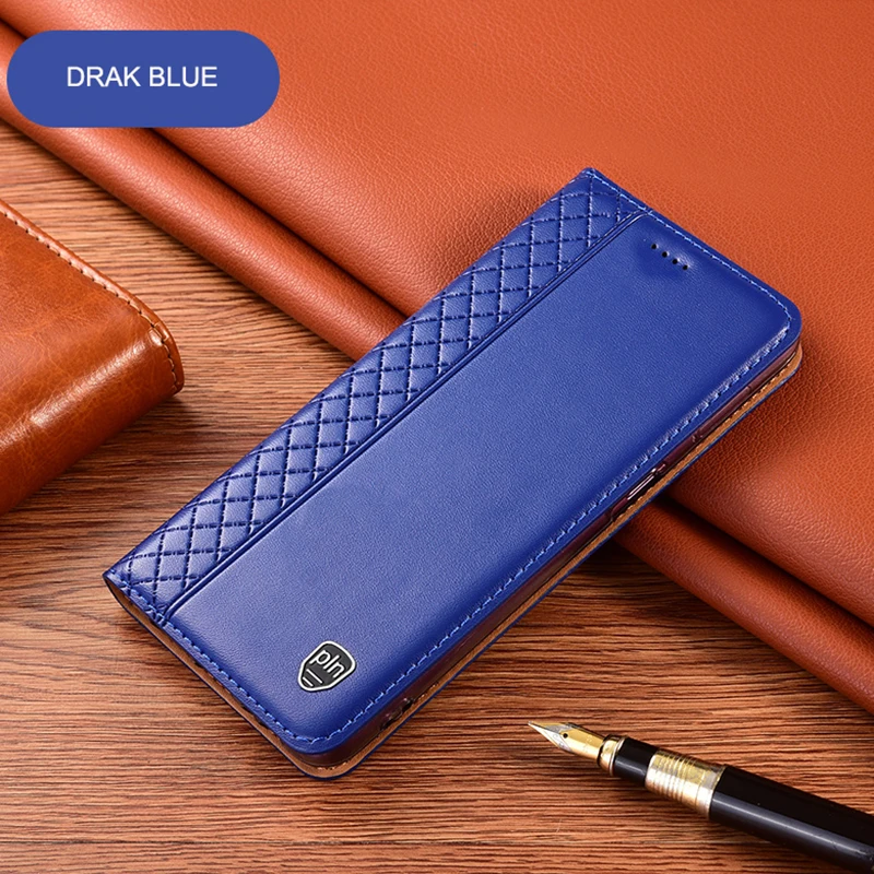 

Luxury Genuine Leather Business Phone Case For XiaoMi Black Shark 1 2 3 3s 4 4s 5 Pro RS Magnetic Flip Cover