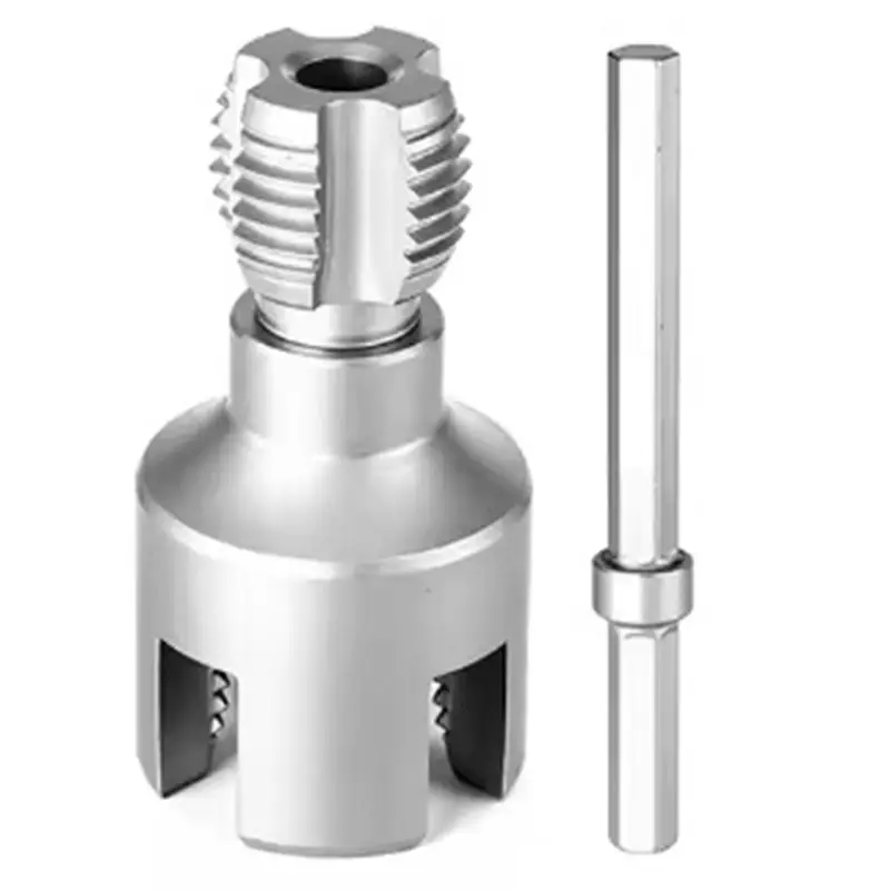 

Инструмент для нарезания резьбы на трубах DN15, DN20, с шестигранным хвостовиком, для внутренней и внешней резьбы, для труб ПВХ, резьбонарезной станок для труб PPR, инструмент для расширения водопроводных труб