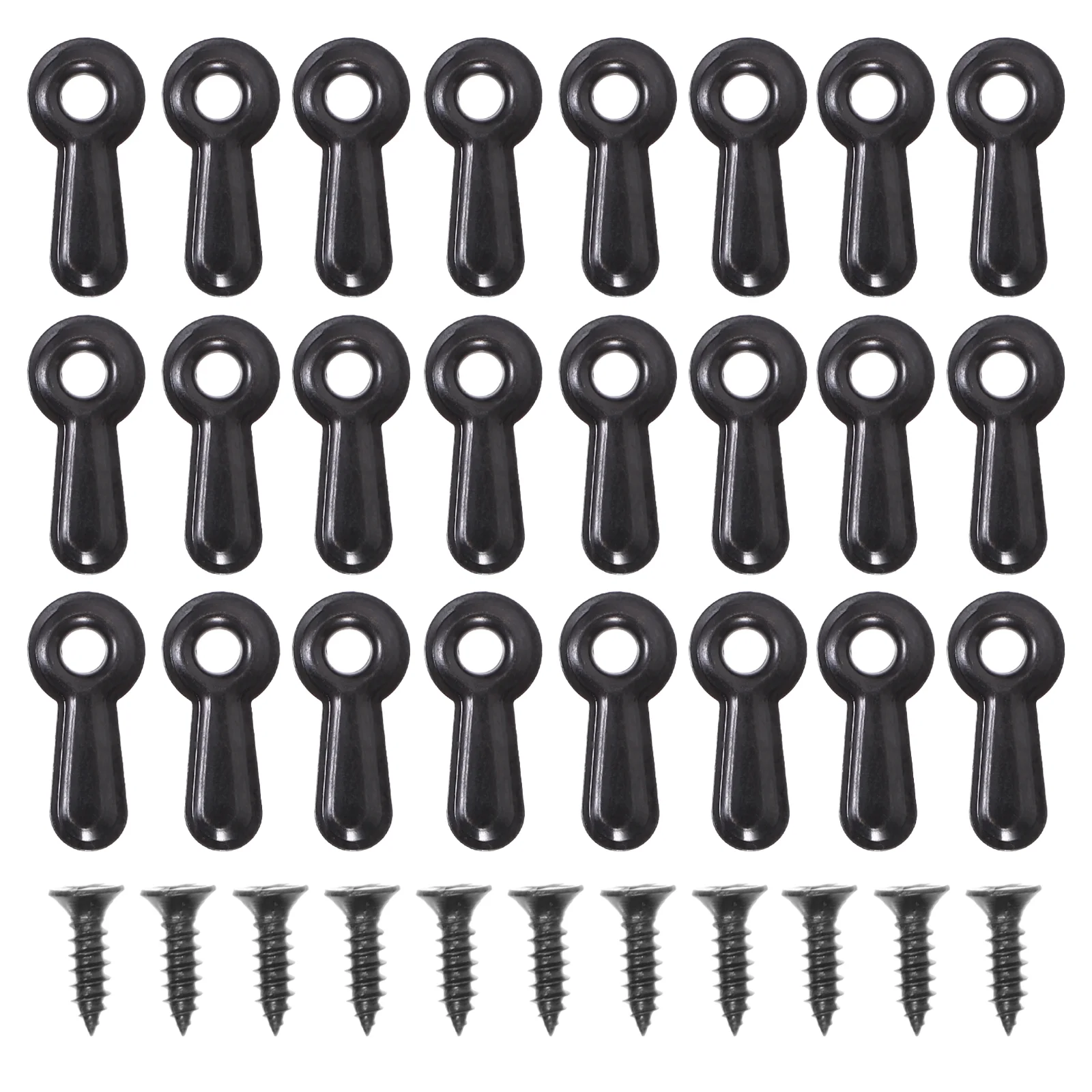 

100 Pcs Photo Frame Hardware Clip Accessory Turn Button for Drawing Picture Backing Clips Iron with Screw