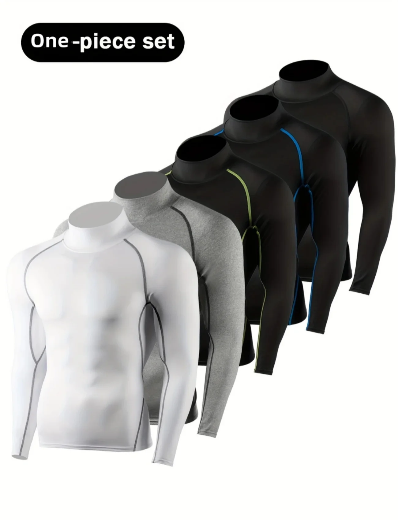 1PCS Männer Lauf T-shirt Quick Dry Bodybuilding Sport Hemd Langarm Kompression Top Fitness Engen Rashgard Gym T-Shirt männer