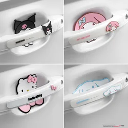 Hello Kitty Car Door Bumper Bumper Paint Protector Anti-Scratch Rearview Mirror Protector My Melody Car Accessories Gift