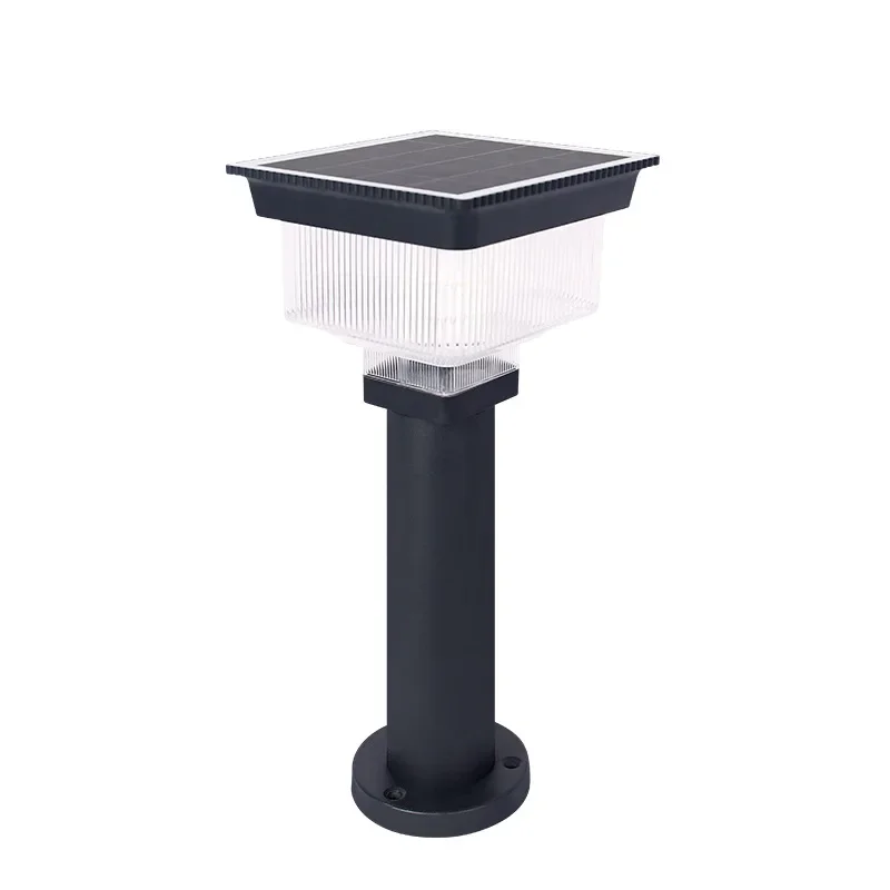 Светодиодный outdoor waterproof пол Штепсель-in lawn светильник Modern simple алюминиевый садовый фонарь Door post lights Solar stigma lights