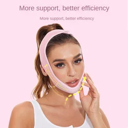 Reusable Double Chin Reducer- V Line Mask -Double Chin Remover-Facial Slimming Chin Strap-Chin Up Mask Face Lifting Belt V Shape