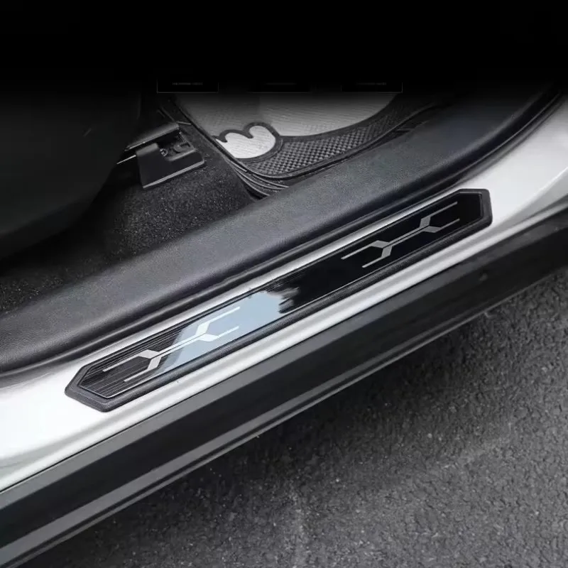 Für Toyota RAV4 XA50 2019 2020 2021 2022 2023 2024 2025 Tür-Schwellen-schutz Pedal-verschleiss-Platte Abdeckung Trim auto Styling Zubehör – Detail 13