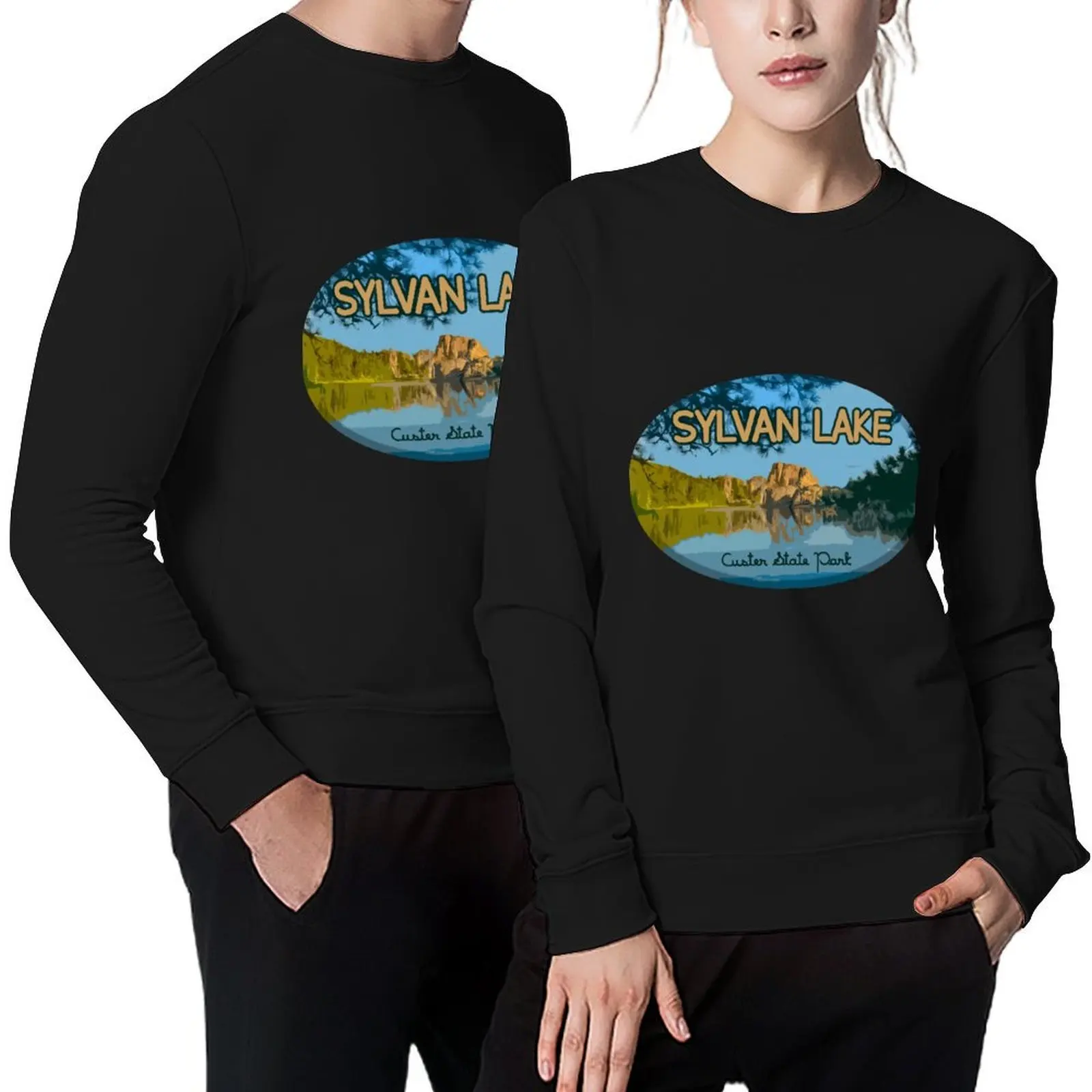 

Sylvan Lake, Custer State Park Pullover autumn new products fashion men men wear men's autumn clothes hoody