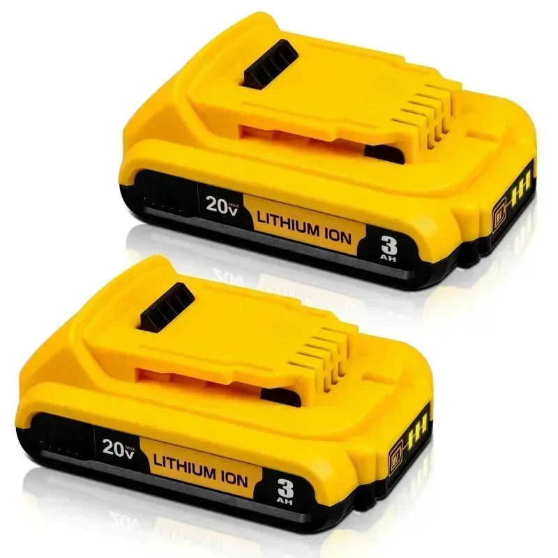 Batterie lithium-ion de rechange pour outils électriques DeWalt, 20V, 3Ah, 18V, Max, DCB203, 24.com, DCB206, DCB205, DCB204, DCB200