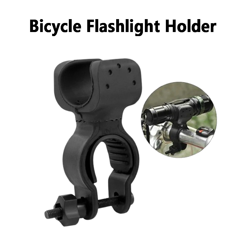 1Piece Bike Holder Bicycle Lights 360 Swivel Bicycle Clip Flashlight Mount Bracket Holder Torch Clip Clamp Repair Tools