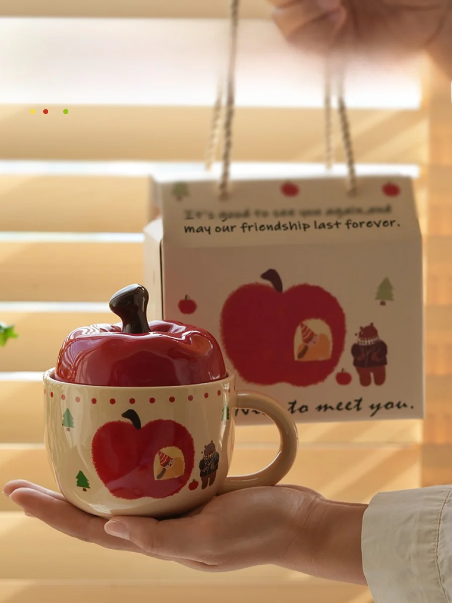 

Кружка Cisas Gift Cerc с крышкой, милый подарок на день рождения для девочек, новая стильная кофейная кружка Cisas с очаровательным дизайном