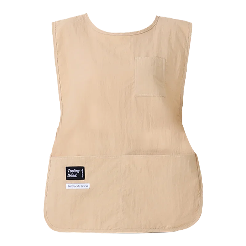 

Adjustable Vest Apron Kitchen Home Cooking Waterproof and Oil-proof Catering Overalls Waist Vest Unisex