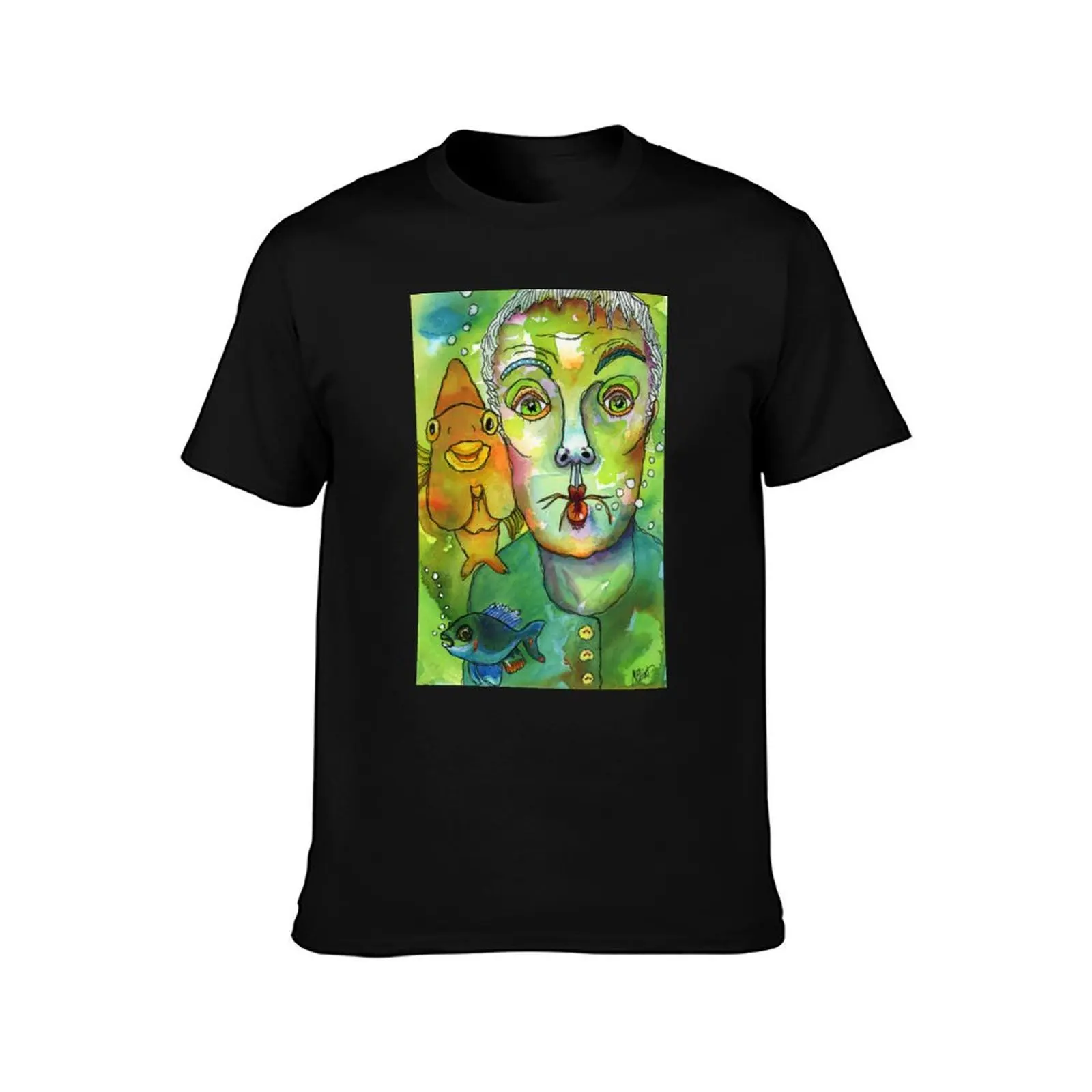Something's fishy T-Shirt Anti-Wrinkle Short Sleeve T-Shirt