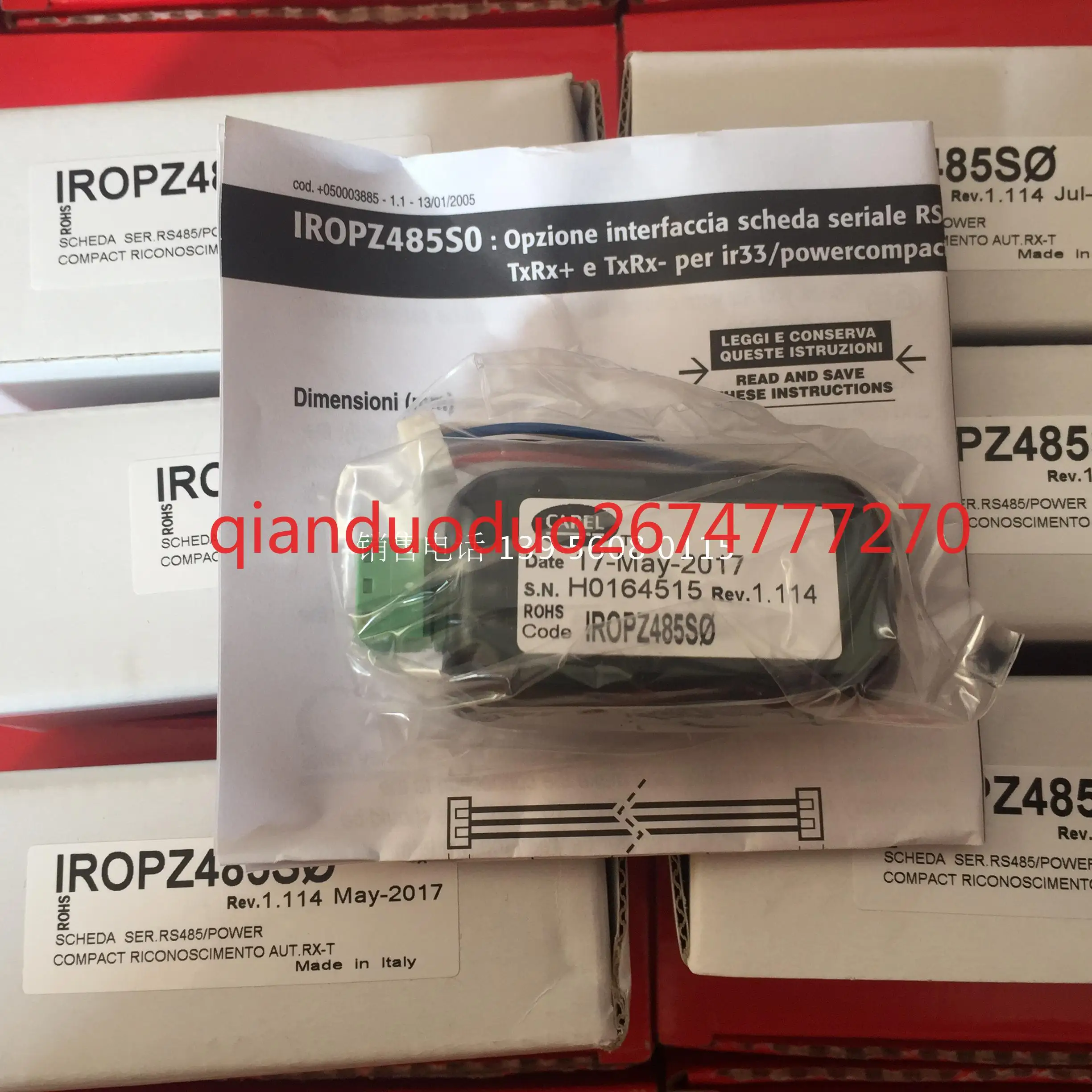 

Suitable for Schneider air conditioner NUA0351 monitoring card IR33OPZ485S0-IROPZ485SO