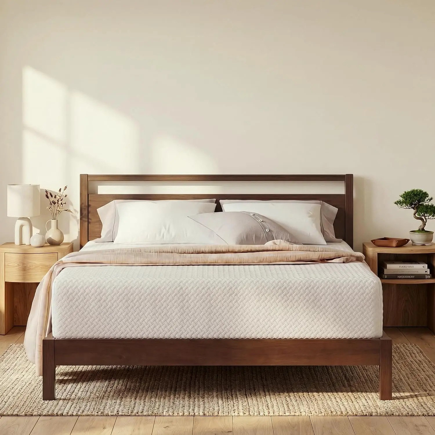 Full Size 8 Inch Gel Memory Foam Mattress, Medium Firm Pressure Relief, CertiPUR-US Certified 75x54, Customized