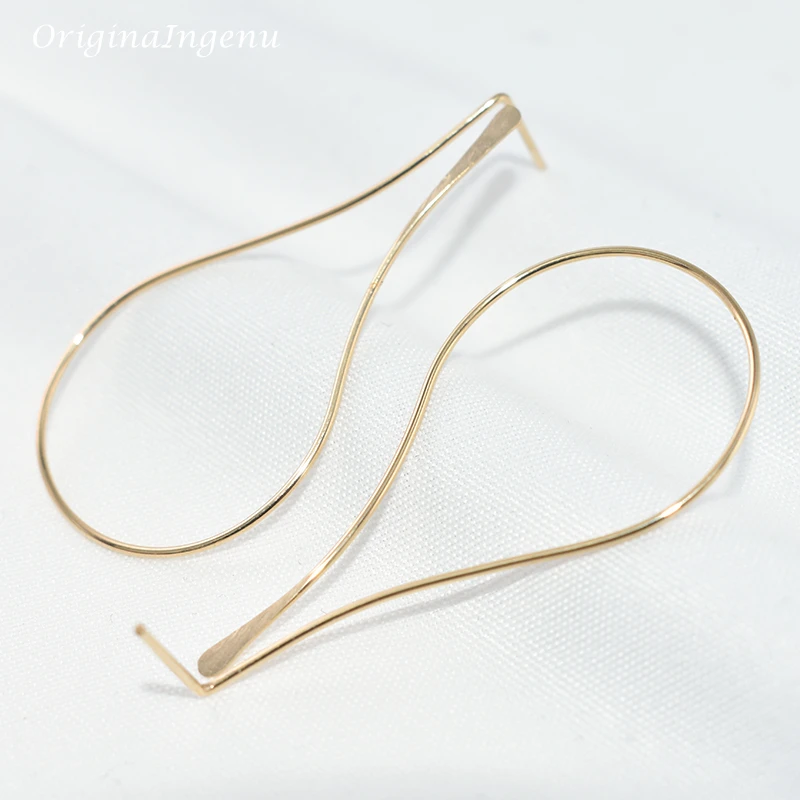 925 Sterling Silver Circle Earrings Handmade Jewelry Gold Wrap Oorbellen Brinco Vintage Jewelry Earrings For Women Pendientes