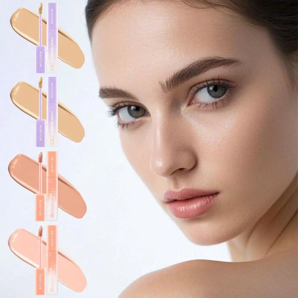 Lightweight Liquid Concealer Full Coverage Cover Spots Acne Marks Dark Circles Brighten Skin Tone Long Lasting Natural Makeup