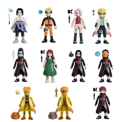 Naruto Building Blocks Anime Building Blocks Naruto Uchiha Sasuke Uchiha Itachi Splicing Toy Model Ornament Gift