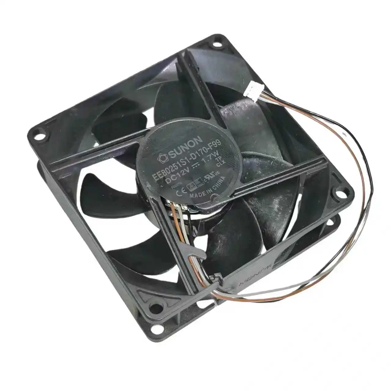 

for BenQ EP6127A Projector SUNON EE80251S1-D170-F99 80x80x25mm 12V Cooling Fan Quiet 33dBA, 1.7W 9.5CFM for Projector Repair