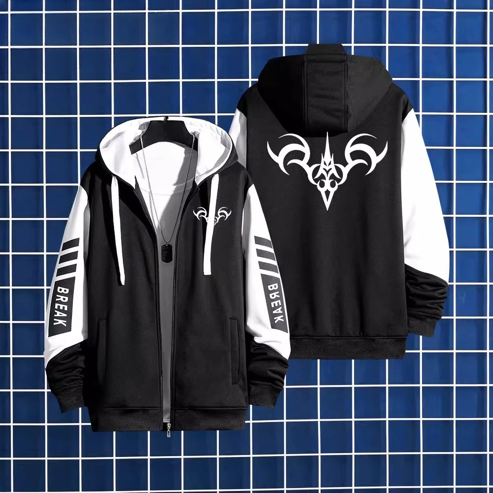 Anime Fate/stay Night 3D Print Zip Up Women/men Hoodie Sweatshirt Nero Claudius Jeanne D'Arc Alter Cosplay Zipper Hooded Jacket