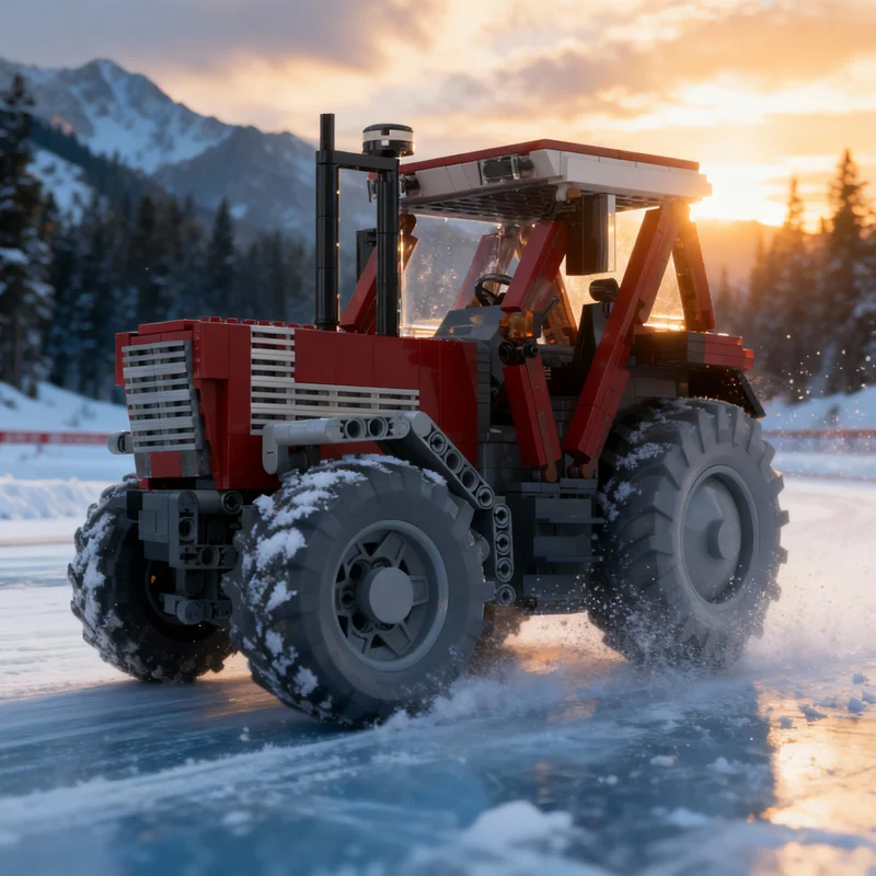 

555pcs MOC Fiatagri RC Technical Model Building Blocks Toy Construction Assemble DIY Creative Christmas Gift Education Idea