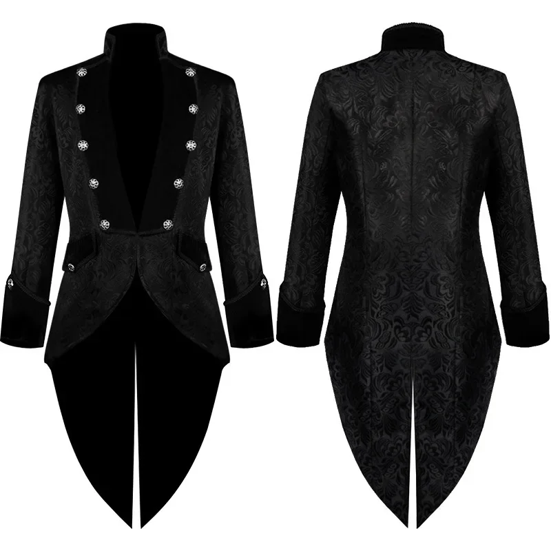 

New European And American Men's Medieval Clothing Punk Retro Tuxedo