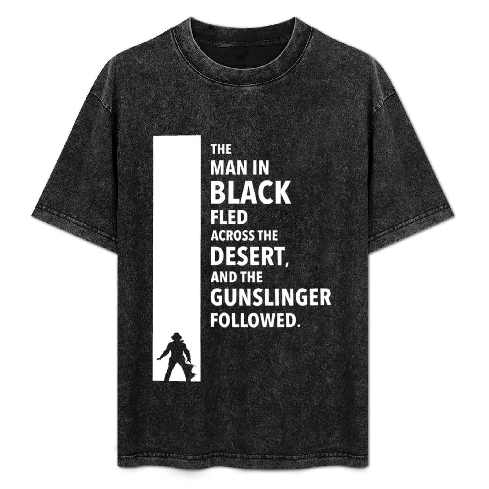 The Dark Tower - Desert white T-Shirt basketball graphic tees man t shirt oversized t shirt sports fans anime shirts men