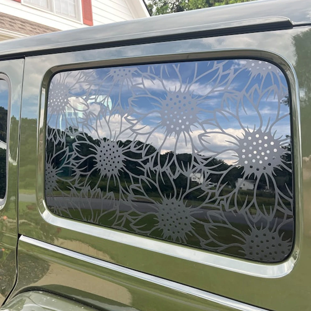 Sunflower Side Window Decals Car Accessories Suitable for Jeep Outdoor Car Stickers External Accessories Waterproof Vinyl Decals