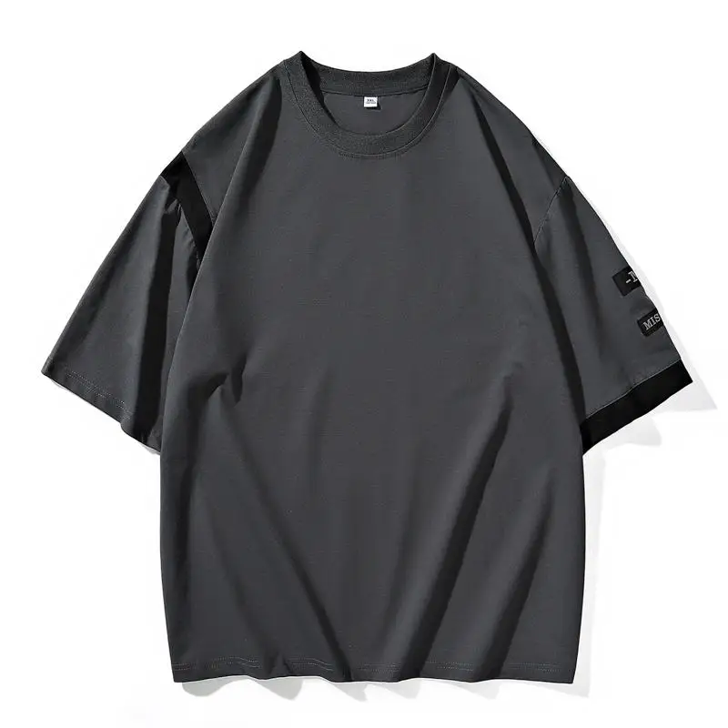 10XL Summer T-shirt for Men Plus Size 60-160kg Big Size 9XL Loose Short Sleeve Round Neck Oversized Tee