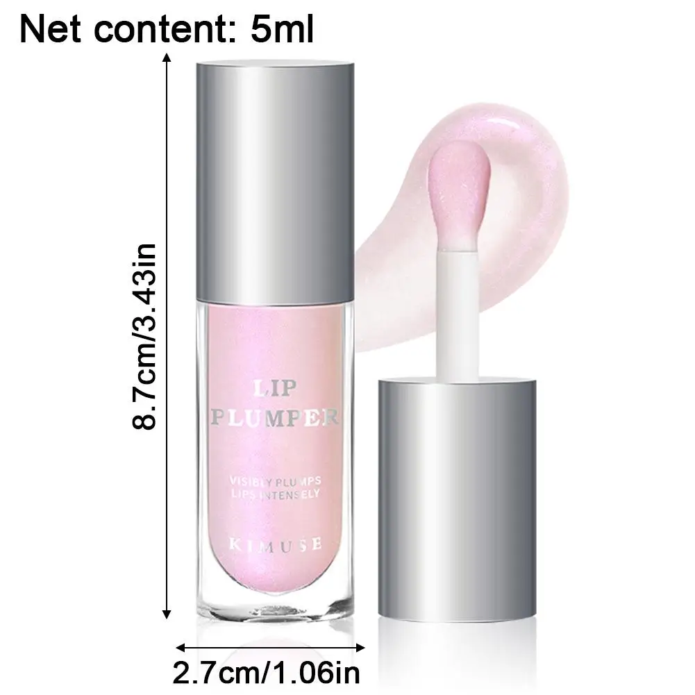 Lip Plumper Liquid Mirror Water Light Glass Moisturizing Transparent Gloss Lip Lip Makeup Glaze Lip Lip Plumper