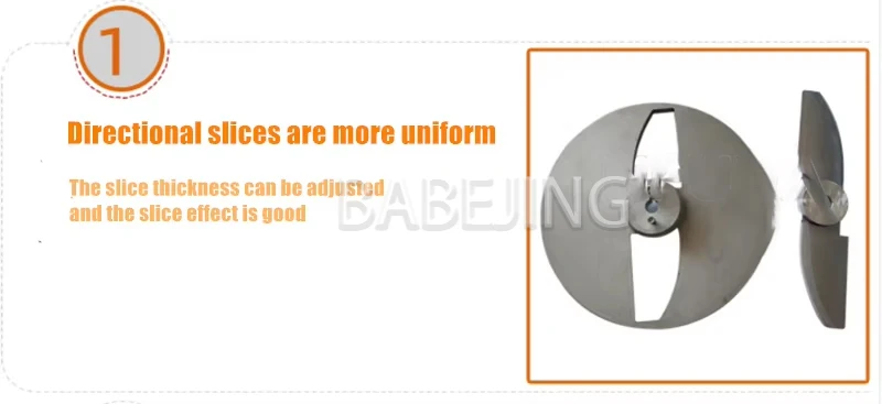 

BABEJING Multifunctional Fully Automatic Kitchen Vegetable Cutting Machine for Lemon And Radish Slicer