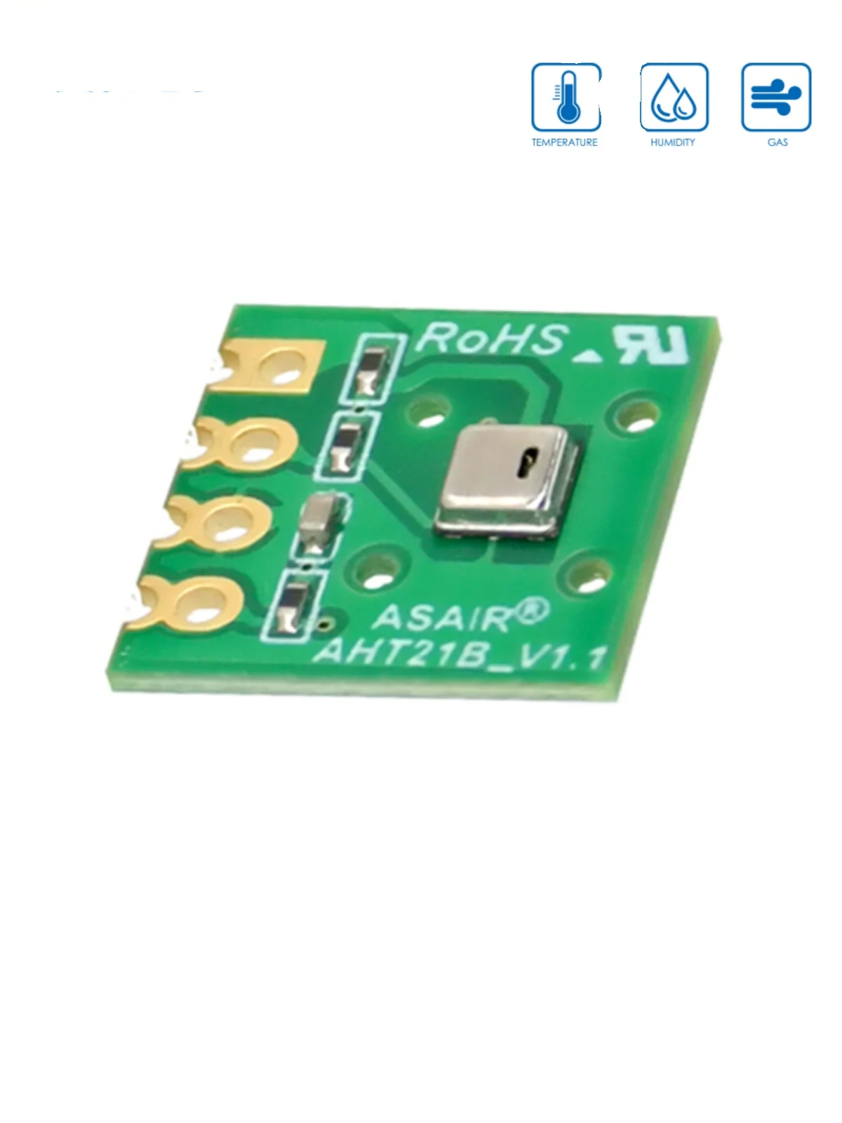 

AHT21B Digital Temperature and Humidity Sensor Module Has a Small Size and Rapid Response at the Industrial Level.