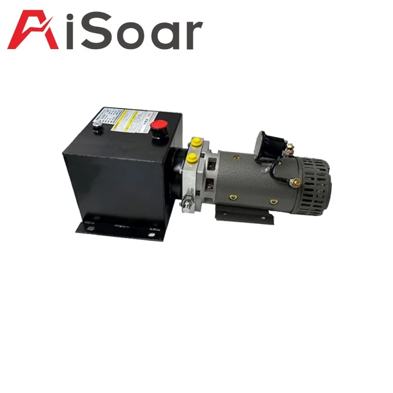 12 Volt Hydraulic Power Unit Double Acting Tipper Truck Hydraulic Power Unit  Snow Plow Power Unit