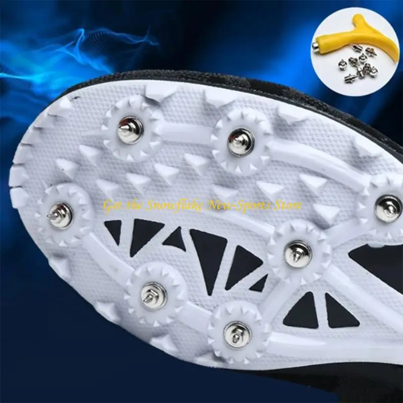 

E56D 120 шт., игольчатые стальные шипы для беговой дорожки с шипами, гаечный ключ, гусеничные шипы и кресты, деревенские шипы