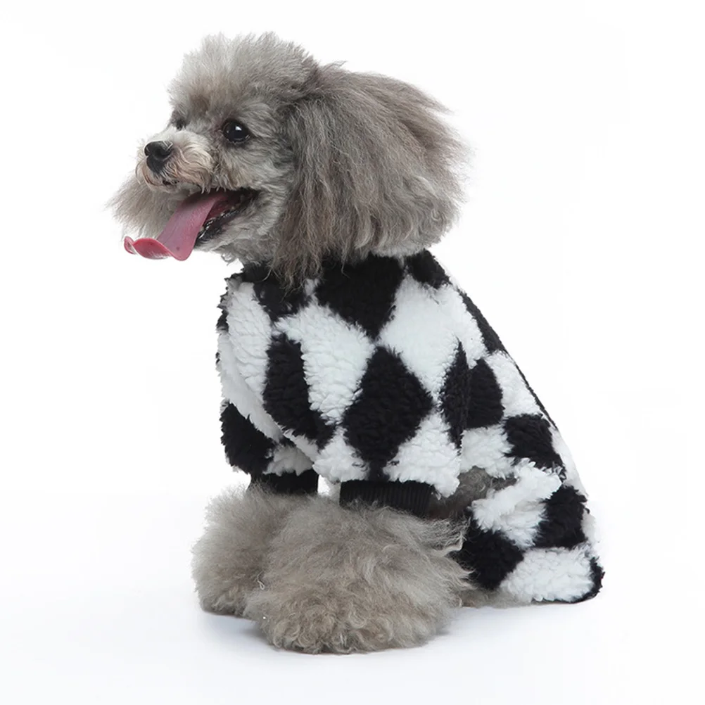 

-Piece Dog Pajamas Flannel Comfortable Sleepwear Breathable Puppy Clothes Cozy Daily Wear Household Dog Costume