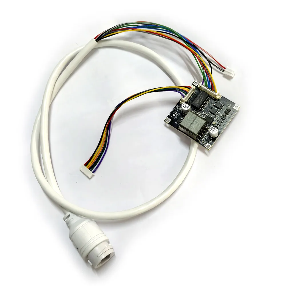 ‌IEEE802.3af POE Module Board with 1500V Isolation,Dual-Mode Power Supply (End-span/Mid-span)for CCTV Cameras (12V DC）