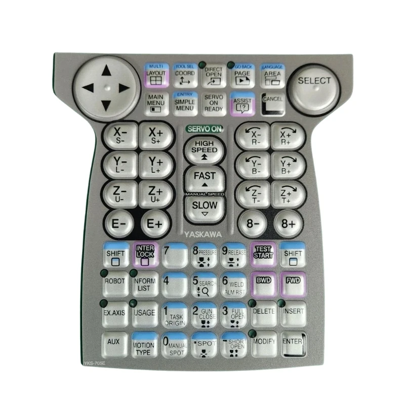 New YKS-705E Yaskawa DX200 Teach Pendant Keypad Membrane In Stock