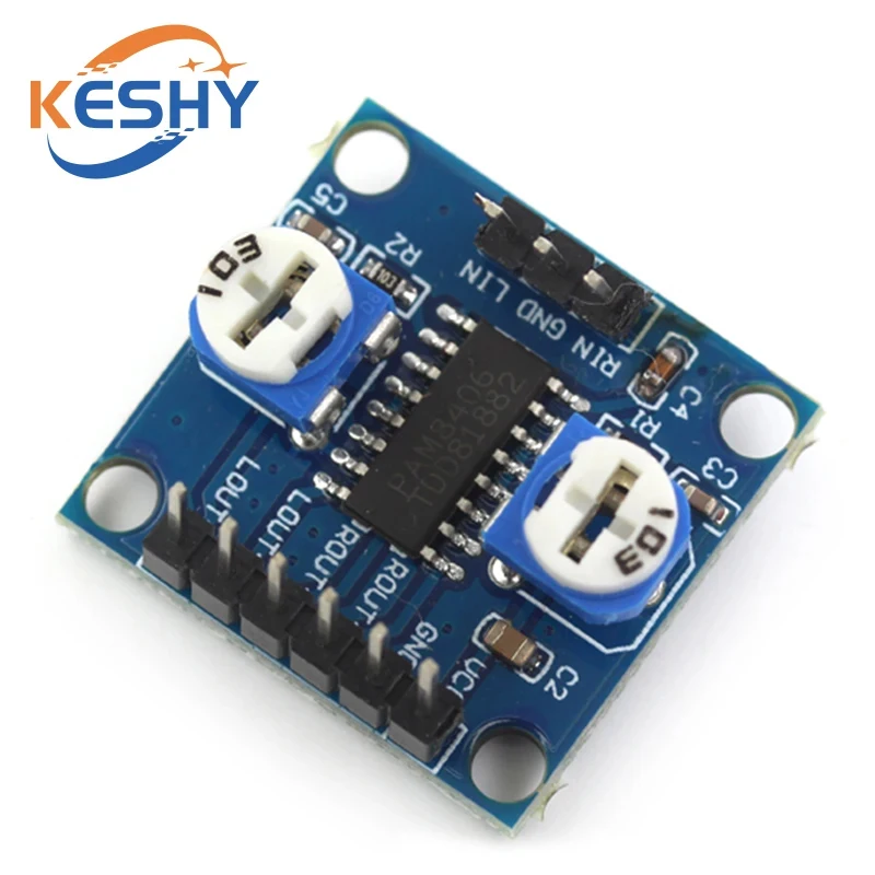 Papan Amplifier Digital PAM8406 dengan Potensiometer Volume 5Wx2 Stereo M70