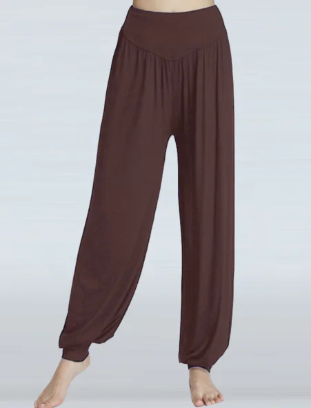 1pcs/lot Women Lady Harem Pants Modal Solid Long Pants Belly Dance Pants Boho Wide Trousers