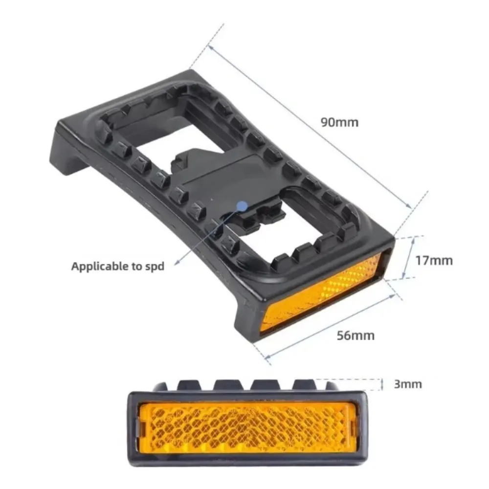 SM-PD22 SPD Cleat Flat Pedal Mountain Bike Bicycle PD-22 Compatible with M520 M540 M780 M980 M970 M770 Clipless MTB Pedals